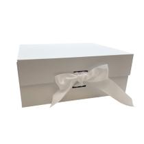 Kit 8 Caixas Branca Rígido Retangular Dobrável com Imã e Fita (20x18.2x8cm) Four Star