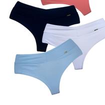 Kit 8 Calcinha Fio Dental De Adulto Que Não Marca Confort Forrada