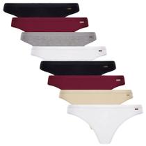 Kit 8 Calcinha Tanga Clássica Algodão 40354 Lupo Loba Kit 8 Calcinha Tanga Clássica Algodão 40354 Lupo Loba