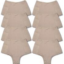 Kit 8 Calcinhas Cinta Cintura Alta Modela Reduz Barriga Kit 8 Calcinhas Cinta Cintura Alta Modela Reduz Barriga