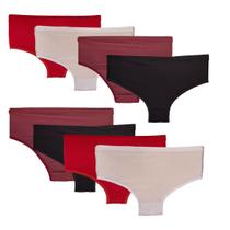 Kit 8 Calcinhas Modelo Culote Conforto Qualidade Moda 127