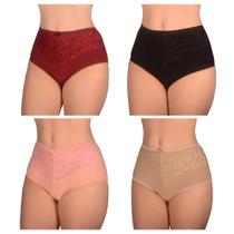 Kit 8 Calcinhas PLUS SIZE de Algodão com Renda Confortável Calçola Senhora Rendado Atacado Cotton Langerie Luxo Roupa Calsinha Larga Feminino Grandes