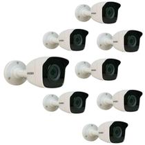 Kit 8 Cameras Bullet 20m Lente 2,8mm 720p 4 Em 1 Hikvision