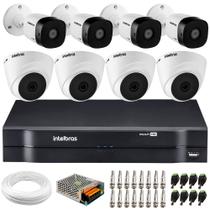 Kit 8 Câmeras de Segurança Intelbras Completo Dvr 8 ch + 8 Câmeras VHC 1120B S/HD Kit 8 Câmeras de Segurança Intelbras Completo Dvr 8 ch + 8 Câmeras VHC 1120B S/HD