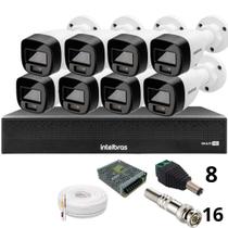 Kit 8 Câmeras Intelbras 1120b Full Color Dvr Mhdx 1016-c Intelbras Com Detecção De Movimentos Sem Hd Kit 8 Câmeras Intelbras 1120b Full Color Dvr Mhdx 1016-c Intelbras Com Detecção De Movimentos Sem Hd