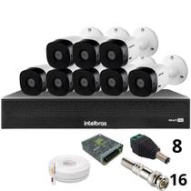 Kit 8 Câmeras Intelbras 1120b Full Hd Dvr Mhdx 1016-c Intelbras Com Detecção De Movimentos Sem Hd Kit 8 Câmeras Intelbras 1120b Full Hd Dvr Mhdx 1016-c Intelbras Com Detecção De Movimentos Sem Hd
