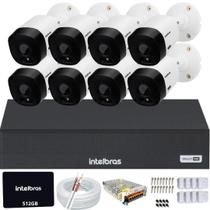 Kit 8 Câmeras Intelbras 1120b Hd DVR Mhdx 1108-c Com SSD 512gb Kit 8 Câmeras Intelbras 1120b Hd DVR Mhdx 1108-c Com SSD 512gb