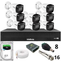 Kit 8 Câmeras Intelbras 1130b Full Hd Dvr Mhdx 1016-c Intelbras Com Detecção De Movimentos Hd 6tb Kit 8 Câmeras Intelbras 1130b Full Hd Dvr Mhdx 1016-c Intelbras Com Detecção De Movimentos Hd 6tb