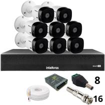 Kit 8 Câmeras Intelbras 1220b Full Hd Dvr Mhdx 1016-c Intelbras Com Detecção De Movimentos Sem Hd Kit 8 Câmeras Intelbras 1220b Full Hd Dvr Mhdx 1016-c Intelbras Com Detecção De Movimentos Sem Hd