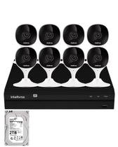 Kit 8 Câmeras Intelbras Imx-c Full Hd Nvd 1408 Intelbras Com Hd 2Tb