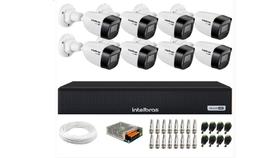 Kit 8 Câmeras Intelbras VHD 1130 B HD 720p com Lente 2.8mm Visão Noturna 30m Kit 8 Câmeras Intelbras VHD 1130 B HD 720p com Lente 2.8mm Visão Noturna 30m