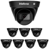 Kit 8 Câmeras IP 2 Megapixels 2.8mm 30m PoE VIP 1230 D BLACK G4 Intelbras