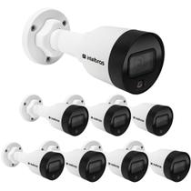 Kit 8 Câmeras IP 2 Megapixels 3.6mm 20m PoE VIP 1220 B FULL COLOR G4 Intelbras