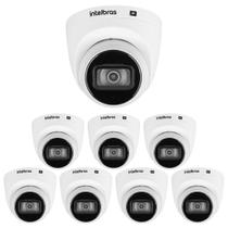 Kit 8 Câmeras IP 4 Megapixels 30m Inteligência Artificial VIP 3430 D IA Intelbras