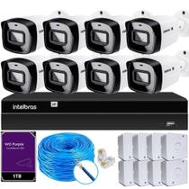 Kit 8 Câmeras IP Vipc 1230B Intelbras NVD 1408P HD 1TB Purple Kit 8 Câmeras IP Vipc 1230B Intelbras NVD 1408P HD 1TB Purple