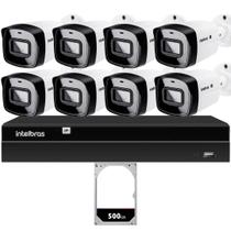 Kit 8 Câmeras IP Vipc 1230B Intelbras NVD 1408P HD 500GB Kit 8 Câmeras IP Vipc 1230B Intelbras NVD 1408P HD 500GB