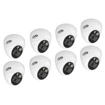 Kit 8 Câmeras Segurança Dome Jetcolor Full Hd Colorido PPA