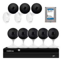 Kit 8 Câmeras Segurança Full Hd Im3 Wifi Nvd Intelbras 1tb Kit 8 Câmeras Segurança Full Hd Im3 Wifi Nvd Intelbras 1tb