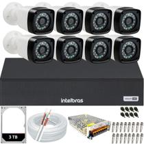Kit 8 Cameras Seguranca Hd Dvr Intelbras full hd 8ch mhdx c/hd 3tb Kit 8 Cameras Seguranca Hd Dvr Intelbras full hd 8ch mhdx c/hd 3tb