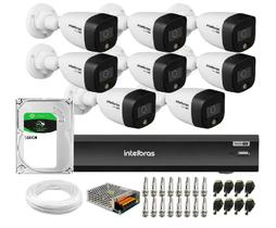 Kit 8 Câmeras Segurança VHD 1220 B Full Color Full HD 1080p + Gravador iMHDX 3008 8 Canais + HD Kit 8 Câmeras Segurança VHD 1220 B Full Color Full HD 1080p + Gravador iMHDX 3008 8 Canais + HD