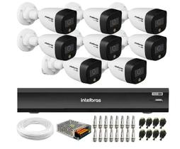 Kit 8 Câmeras Segurança VHD 1220 B Full Color Full HD 1080p + Gravador iMHDX 3008 8 Canais sem HD