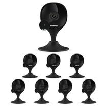 Kit 8 Câmeras Wi-Fi Inteligente Com Alarme e Armazenamento em Nuvem iMX C Black Intelbras Kit 8 Câmeras Wi-Fi Inteligente Com Alarme e Armazenamento em Nuvem iMX C Black Intelbras