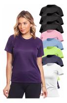 Kit 8 Camisas Dry Fit Academia Esportiva Com Proteção Uv