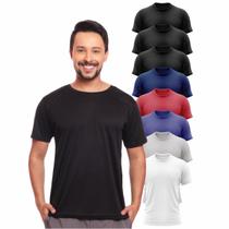 Kit 8 Camisas Masculina Manga Curta Dry Fit Proteção Uv
