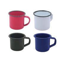 Kit 8 Caneca 90ml Agata Revestidas Esmaltada Decoração Sortidas