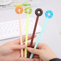 Kit 8 canetas de gel boias criativa para escola/escritorio papelaria