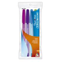 Kit 8 Canetas Esferográfica Papermate Kilométrica 1.0 Tampa Kit 8 Canetas Esferográfica Papermate Kilométrica 1.0 Tampa