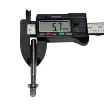 Kit 8 Canoas Caixa Tom 19.08 Cromo + 8 Parafusos 6 X 51Mm M6