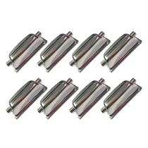 Kit 8 Canoas Para Caixa 2 Afinações 18.5 Cromada Metal