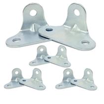 Kit 8 Cantoneira 3 Furos De Canto Zincado Aço Leve Moveis Kit 8 Cantoneira 3 Furos De Canto Zincado Aço Leve Moveis