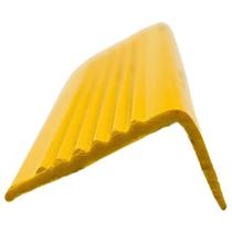 Kit 8 cantoneira degrau escada porta 1mt amarela 30mm x 16mm