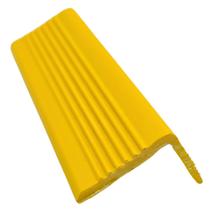 Kit 8 cantoneira degrau escada porta onibus van 1mt amarela