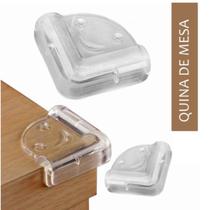 Kit 8 Cantoneiras Em Silicone Protetor Para Mesa Cama Armário - Clink