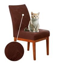 Kit 8 Capa de Cadeira Mesa Jantar Matelada Tabaco Exclusivo