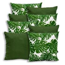 Kit 8 Capas de Almofada c/ Zíper 40x40 Estampada e Lisa Gorgurinho Kit 8 Capas de Almofada c/ Zíper 40x40 Estampada e Lisa Gorgurinho