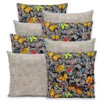 Kit 8 Capas de Almofada com Zíper 40cmx40cm Gorgurinho