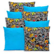 Kit 8 Capas de Almofada com Zíper 40cmx40cm Gorgurinho
