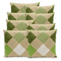Kit 8 Capas de Almofadas Favinho 40x40 C/ Zíper PIQUET Estampadas