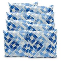 Kit 8 Capas de Almofadas Favinho 40x40 C/ Zíper PIQUET Estampadas