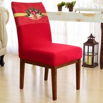 Kit 8 Capas de Cadeira Ceia de Natal Sinos Linda Premium Kit 8 Capas de Cadeira Ceia de Natal Sinos Linda Premium