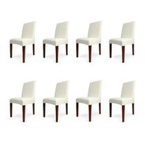 Kit 8 Capas de Cadeira Linha Gold Holandesa - Creme Kit 8 Capas de Cadeira Linha Gold Holandesa - Creme
