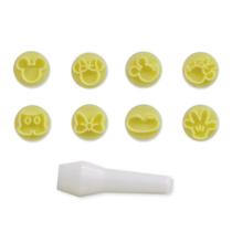 Kit 8 Carimbos para Doces Ratinhos Amarelo Bluestar Kit 8 Carimbos para Doces Ratinhos Amarelo Bluestar