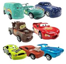 Kit 8 Carrinhos De Brinquedo Relampago Mcqueen E Toda Turma