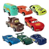 Kit 8 Carrinhos Fricção Filme Carros 3 Relampago Mcqueen Kit 8 Carrinhos Fricção Filme Carros 3 Relampago Mcqueen
