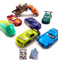 Kit 8 Carrinhos Fricção Filme Carros 3 Sua Turma