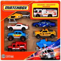 Kit 8 Carrinhos Matchbox Mattel Originais Colecionável HVR81 Kit 8 Carrinhos Matchbox Mattel Originais Colecionável HVR81